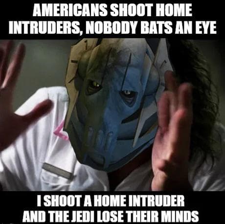 Throughout the war, Grievous only killed one jedi while defending his home
