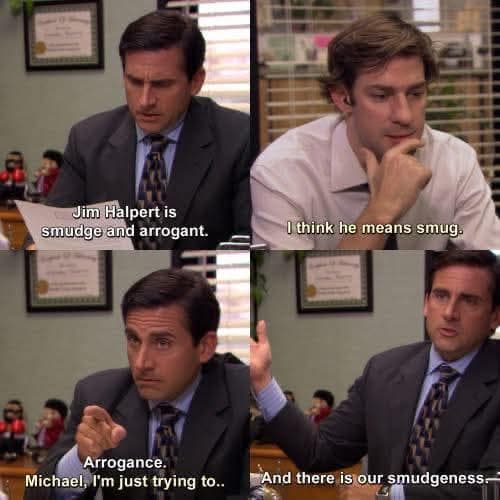 Jim should take a break from the Jim Schtick and start caring about something