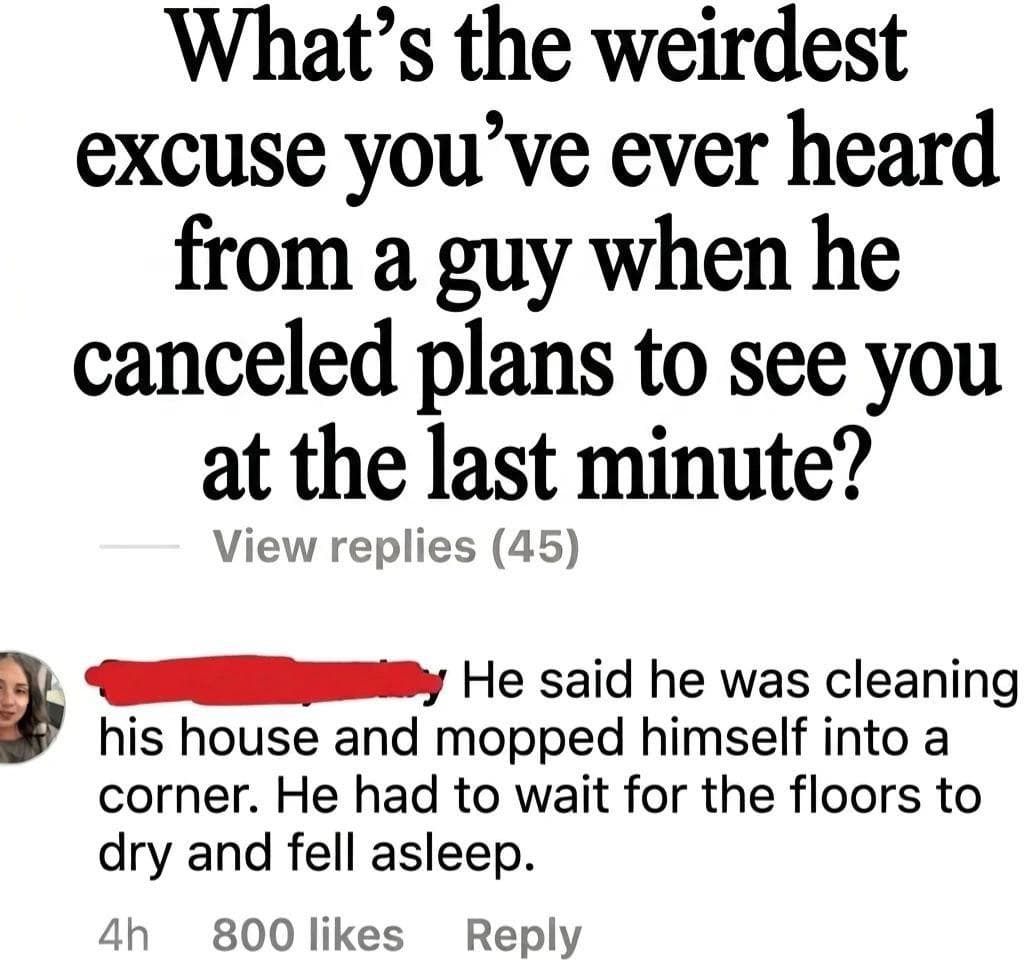 😂 Mans got outsmarted by a mop.